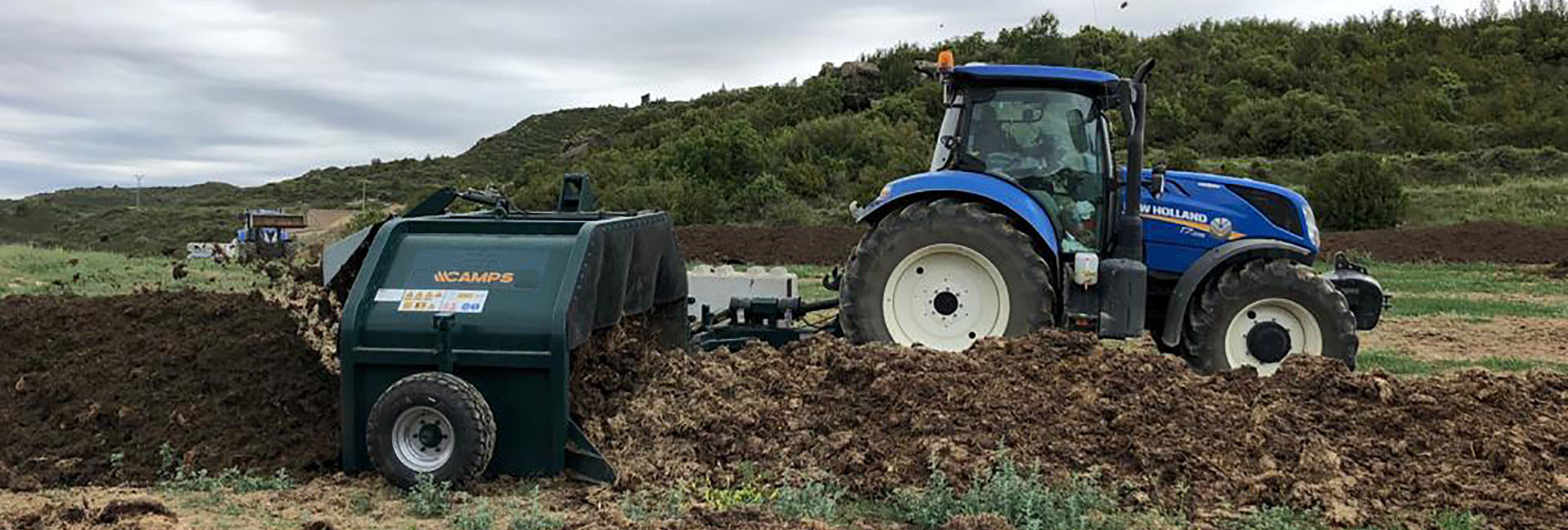 Volteadora de compost VCC-3000 (arrastrada)