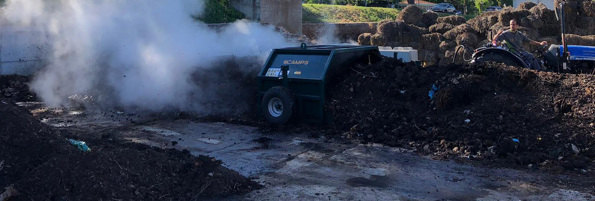 Volteadora de compost VCC-2500 (arrastrada)